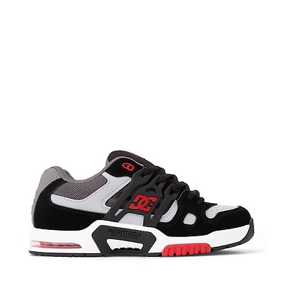 Mens DC AT-2 Skate Shoe - Black / Grey Red
