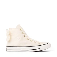 Converse Chuck Taylor All Star Bow Crochet High-Top Sneaker - Egret