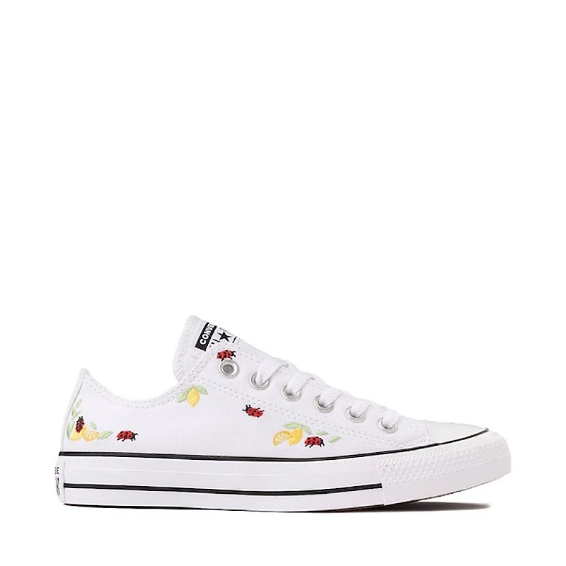 Converse Chuck Taylor All Star Lemons & Ladybugs Low-Top Sneaker - White