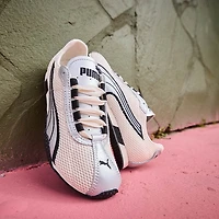 PUMA H-Street OG Sneaker - Big Kid - Frosted Ivory / PUMA Silver