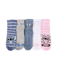 Womens Disney Lilo & Stitch Angel Crew Socks 5 Pack - Multicolor