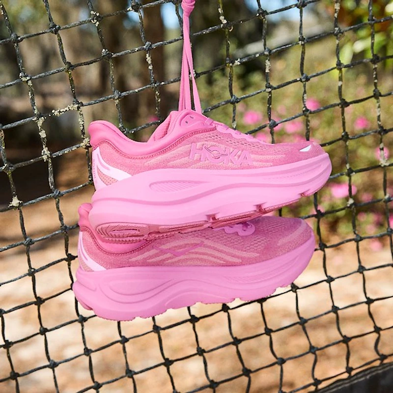 Womens HOKA Bondi 9 Running Shoe - Crabapple /