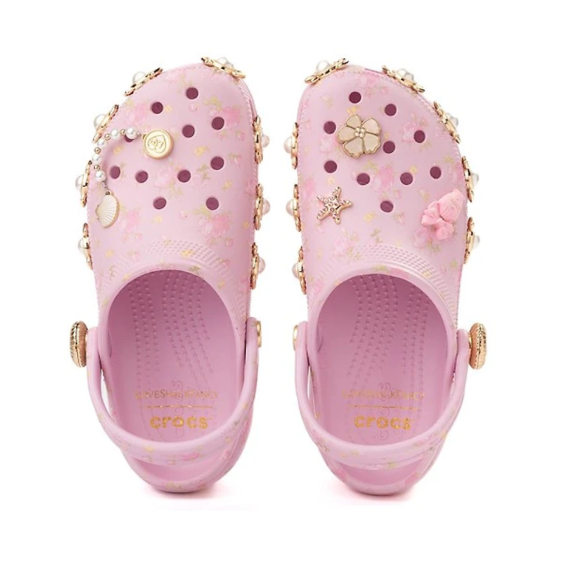 Womens LoveShackFancy x Crocs Classic Platform Clog - Ballerina Pink