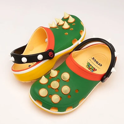 Super Mario Crocs Bowser Classic Clog - Green
