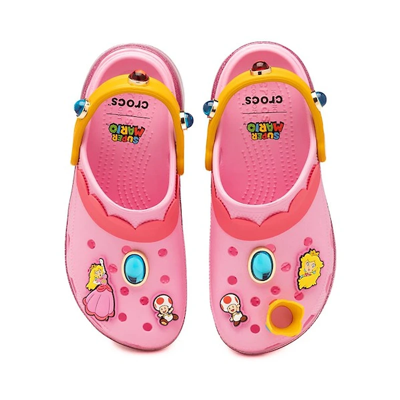 Super Mario Crocs Princess Peach Classic Platform Clog - Pink