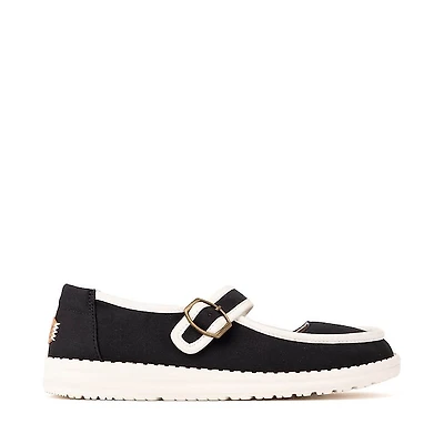 Womens HEYDUDE Wendy Jane Casual Shoe - Black
