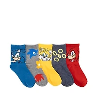 Sonic the Hedgehog&trade Crew Socks 5 Pack - Little Kid - Multicolor