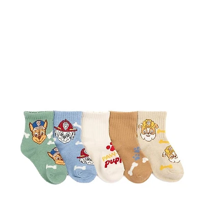 Paw Patrol Quarter Socks 5 Pack - Toddler - Multicolor