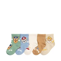 Paw Patrol Quarter Socks 5 Pack - Toddler - Multicolor