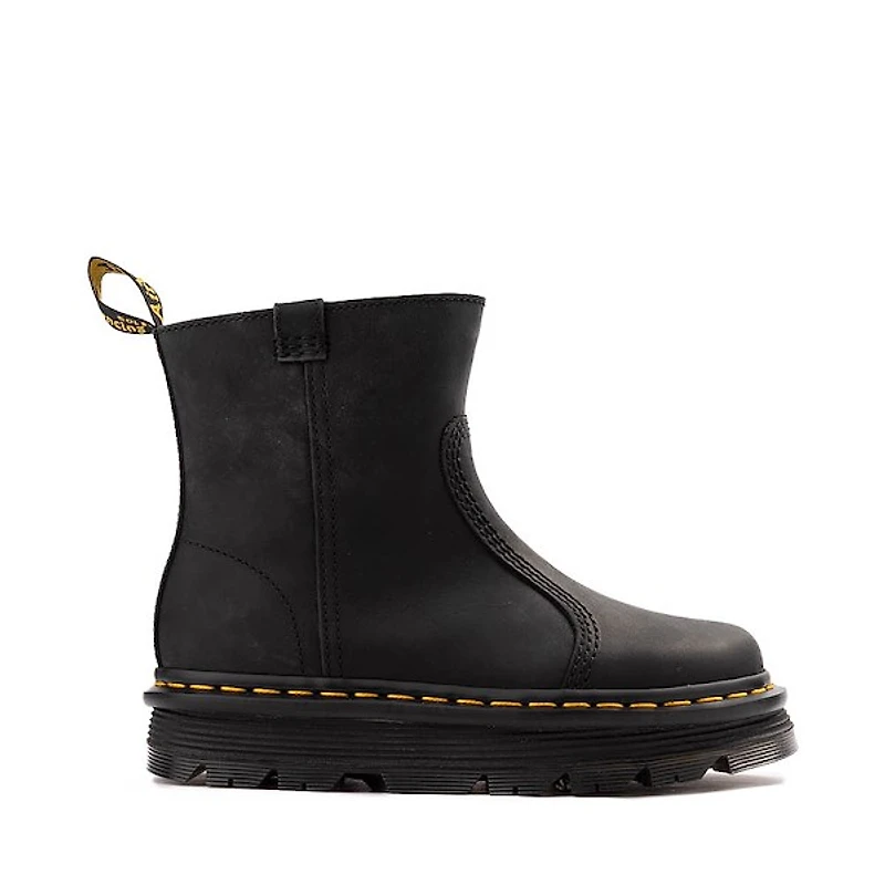 Womens Dr. Martens Zebzag Rigger Boot - Black