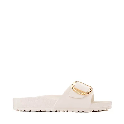 Womens Birkenstock Madrid Big Buckle Slide Sandal - Eggshell