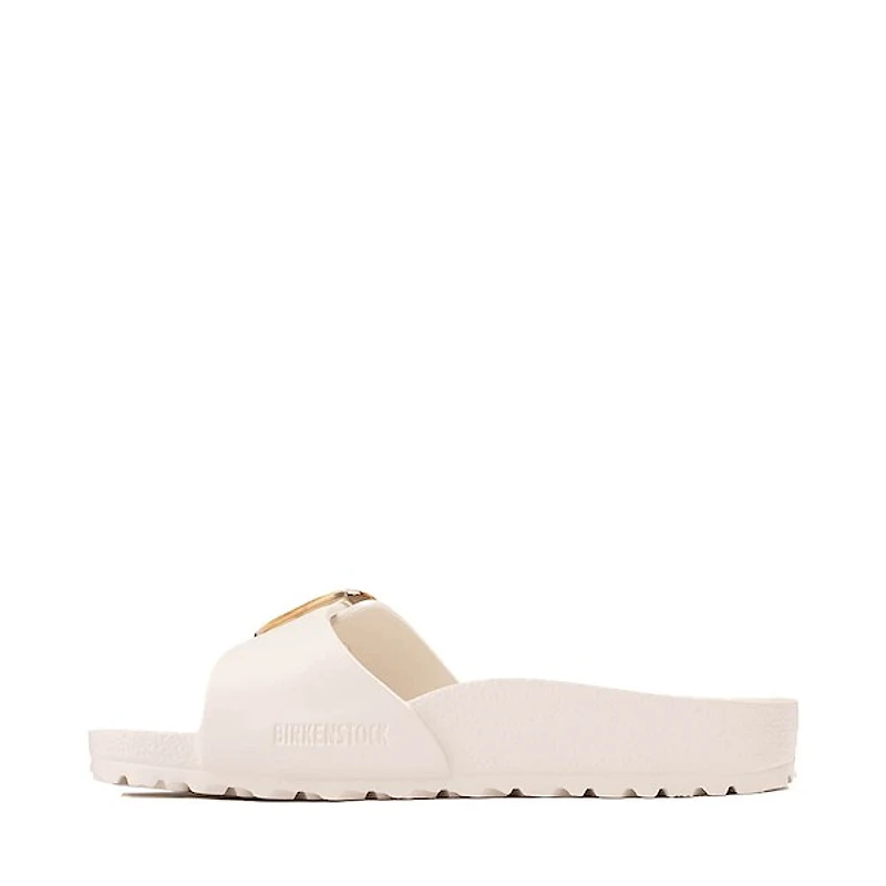 Womens Birkenstock Madrid Big Buckle Slide Sandal - Eggshell