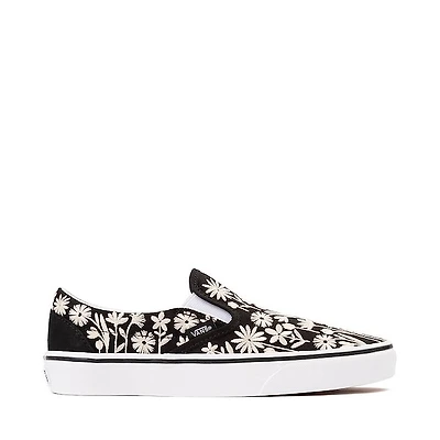 Vans Classic Slip-On Floral Skate Shoe - Black / Turtledove