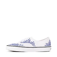 Vans Authentic Spring Floral Skate Shoe - White / True Blue