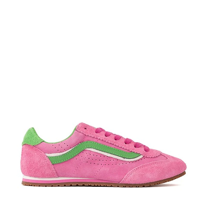 Vans Super Lowpro Skate Shoe - Pink Fizz / Bright Green