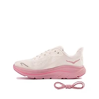 HOKA Clifton 10 Athletic Shoe - Big Kid Rose Cream / Dried