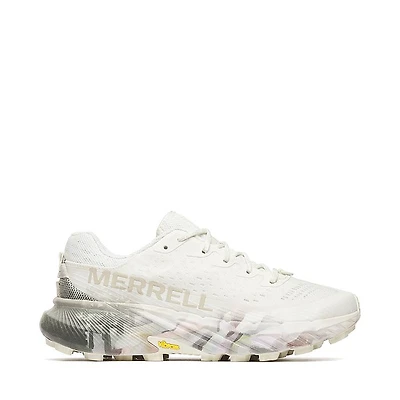 Womens Merrell Agility Peak 5 Running Shoe - Ecru