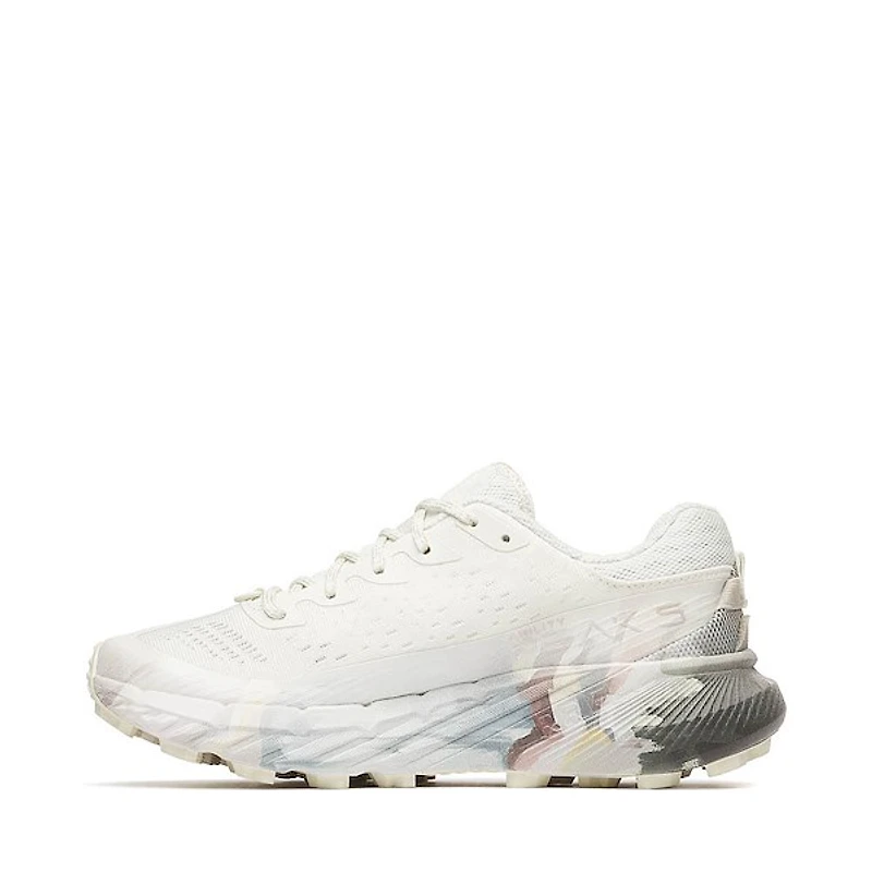 Womens Merrell Agility Peak 5 Running Shoe - Ecru