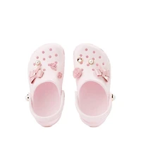 Crocs Classic Shimmer Bow Clog - Baby / Toddler Bubble Ice