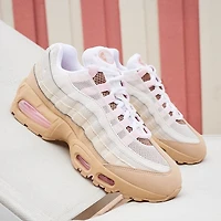 Womens Nike Air Max 95 Big Bubble Athletic Shoe - British Khaki / Linen / Sand Drift / Phantom
