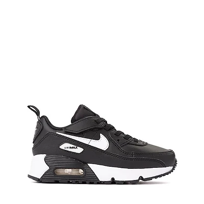 Nike Air Max 90 EasyOn Athletic Shoe - Little Kid - Black / White