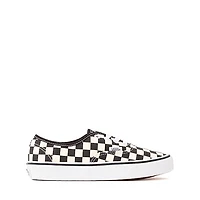 Vans Authentic Checkerboard Skate Shoe - Big Kid - Black / True White