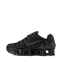 Womens Nike Shox TL Athletic Shoe - Black / Metallic Hematite / Max Orange / Black