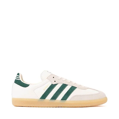Mens adidas Samba OG Athletic Shoe - Cloud White / Collegiate Green Gum
