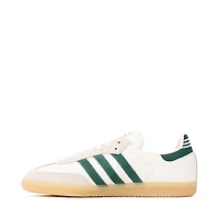 Mens adidas Samba OG Athletic Shoe - Cloud White / Collegiate Green Gum