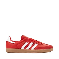 Womens adidas Samba OG Athletic Shoe - Better Scarlet / Cloud White Gold Metallic