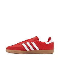 Womens adidas Samba OG Athletic Shoe - Better Scarlet / Cloud White Gold Metallic