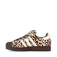 Womens adidas Superstar II Athletic Shoe - Dark Brown / Ivory Gold Metallic