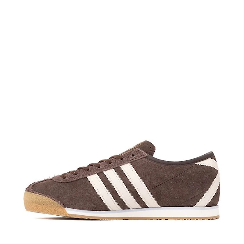 Womens adidas Italia '70s Athletic Shoe - Dark Brown / Alumina Gold Metallic
