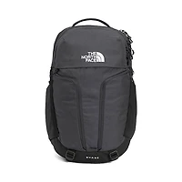 The North Face Surge Backpack - Asphalt Grey Light Heather / TNF Black