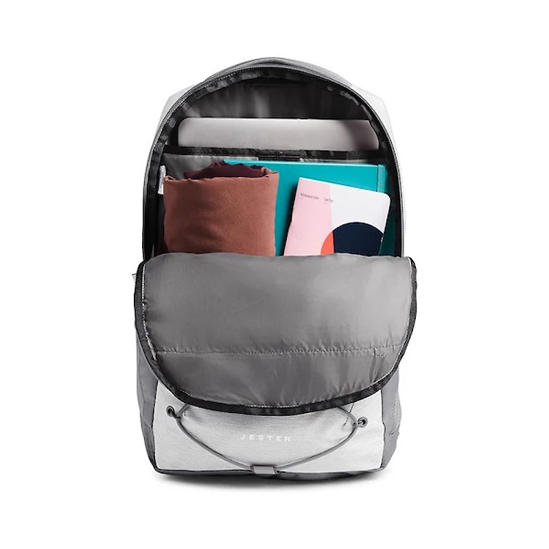 Womens The North Face Jester Backpack - TNF White Metallic