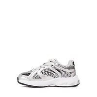 PUMA SkyJet Prisco Athletic Shoe - Baby / Toddler Silver Black Glacial Gray