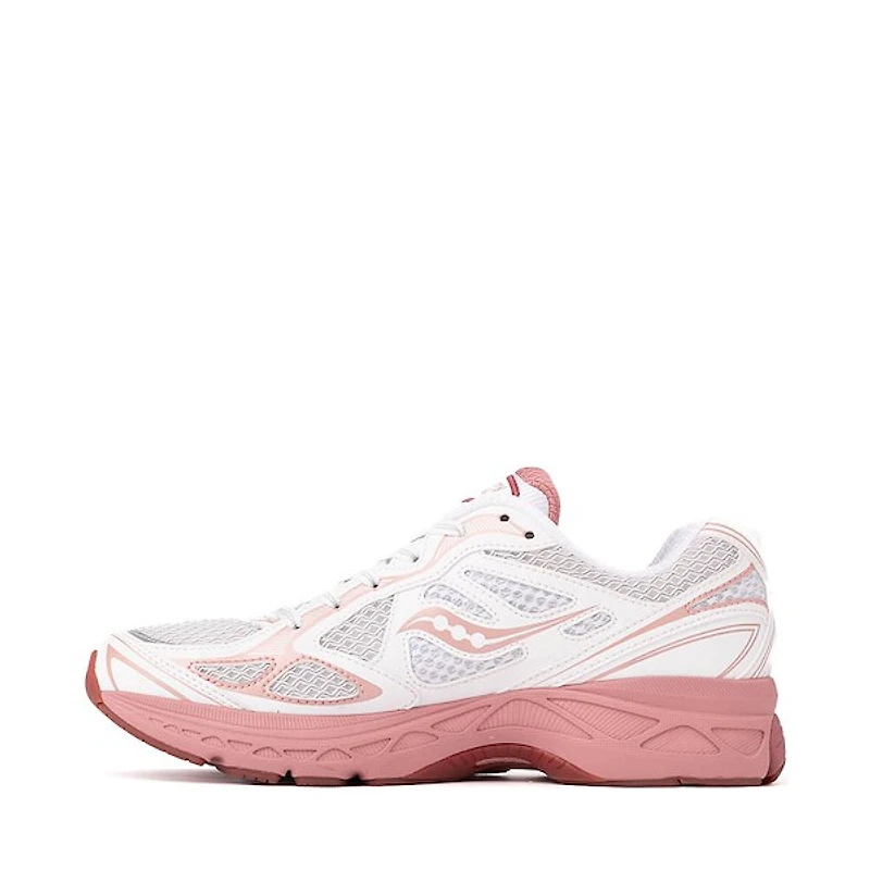 Womens Saucony ProGrid Guide 7 Athletic Shoe - White / Peach