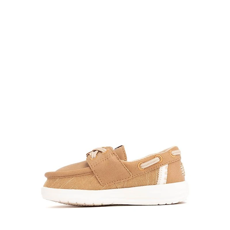 HEYDUDE Wells Classic Boat Shoe - Baby / Toddler - Cognac