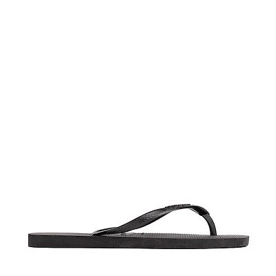 Womens Havaianas Slim Square Flip-Flop - Black