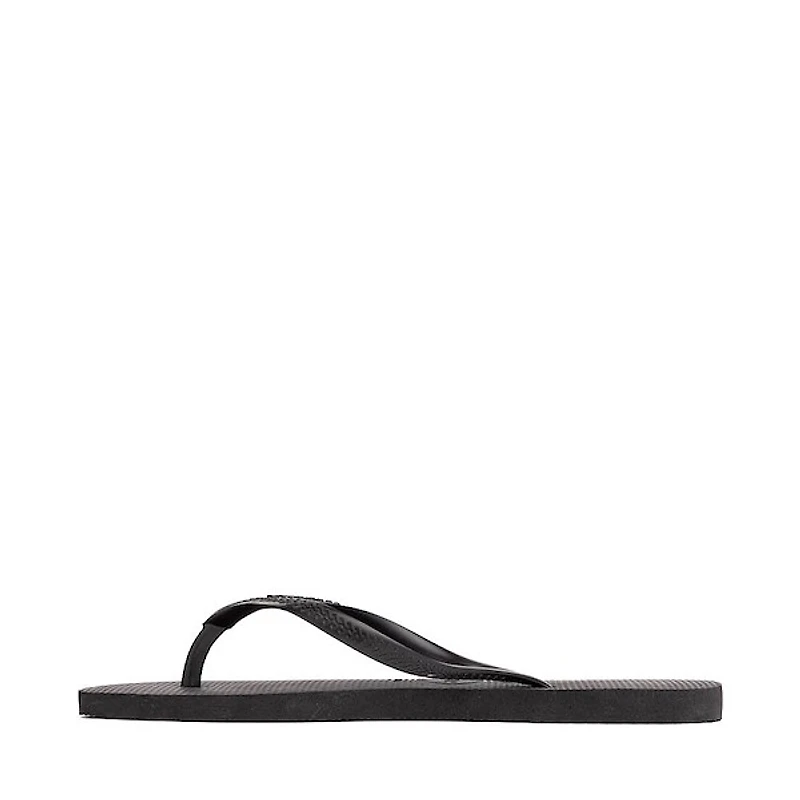 Womens Havaianas Slim Square Flip-Flop - Black