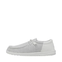 Mens HEYDUDE Wally Funk Casual Shoe - Ghosted Grey Monochrome
