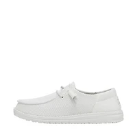 Womens HEYDUDE Wendy Funk Slip-On Casual Shoe - White Monochrome