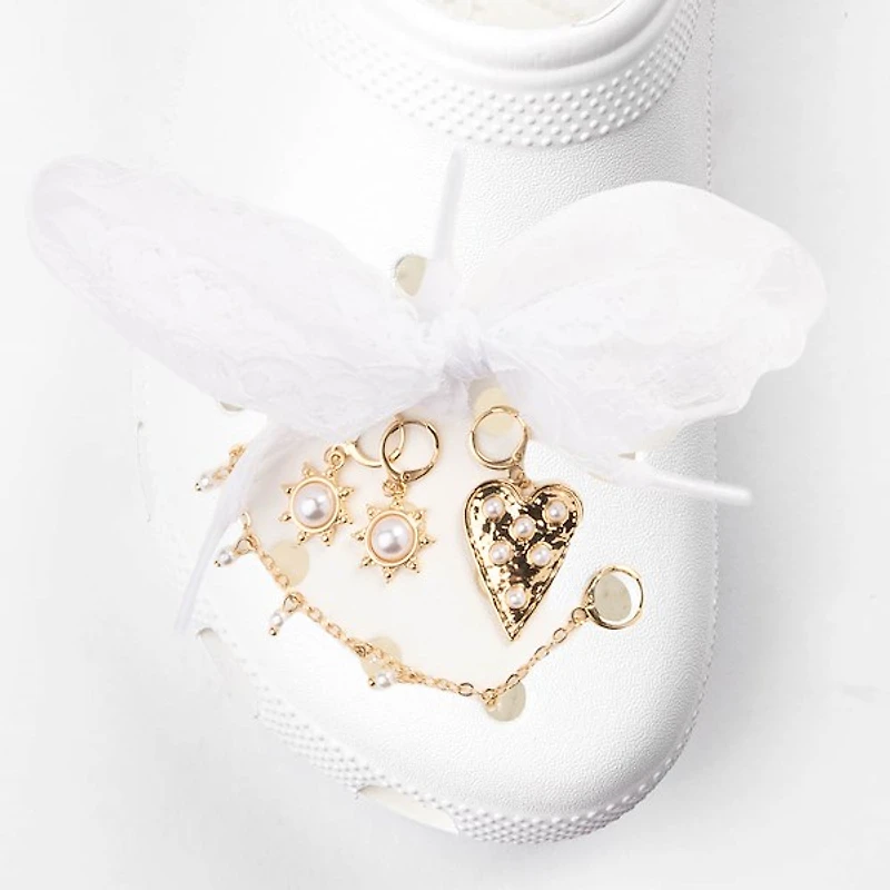 Crocs Jibbitz&trade Butterfly and Bow Shoe Charms 5 Pack - Multicolor