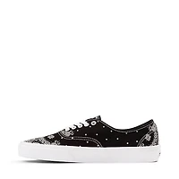 Vans Authentic Bandana Skate Shoe - Black / White