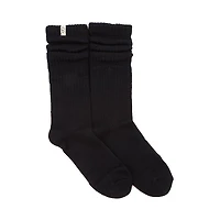 Womens UGG® Tyla Slouchy Crew II Socks - Black