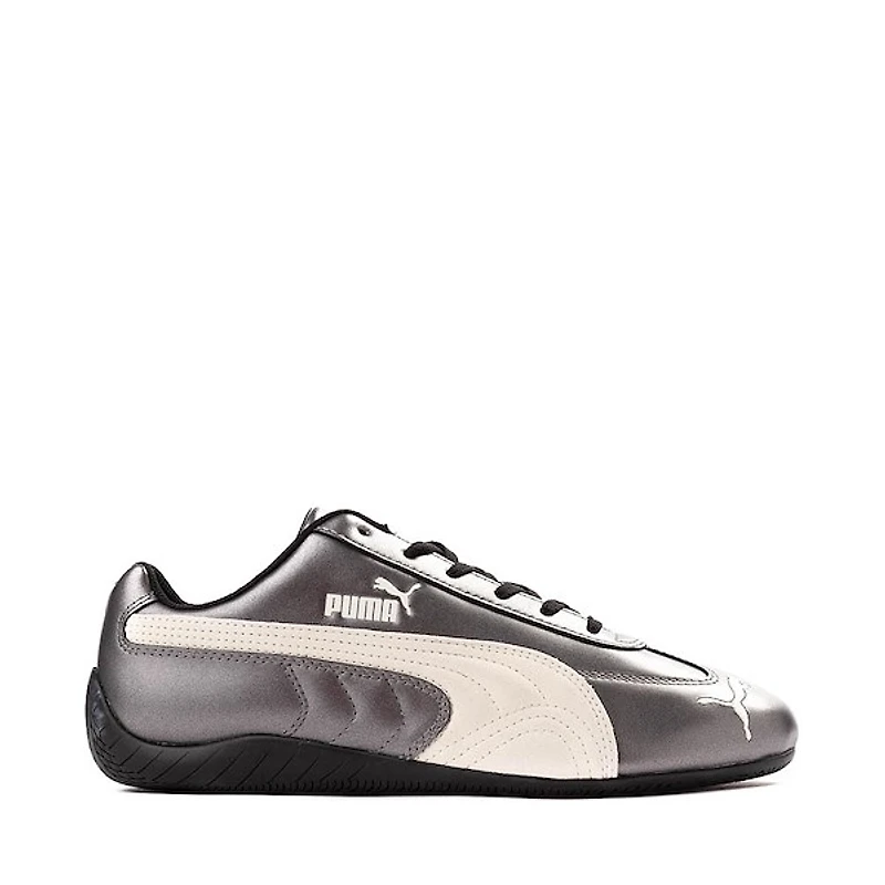 Mens PUMA Speedcat Metallic Athletic Shoe - Black / Warm White