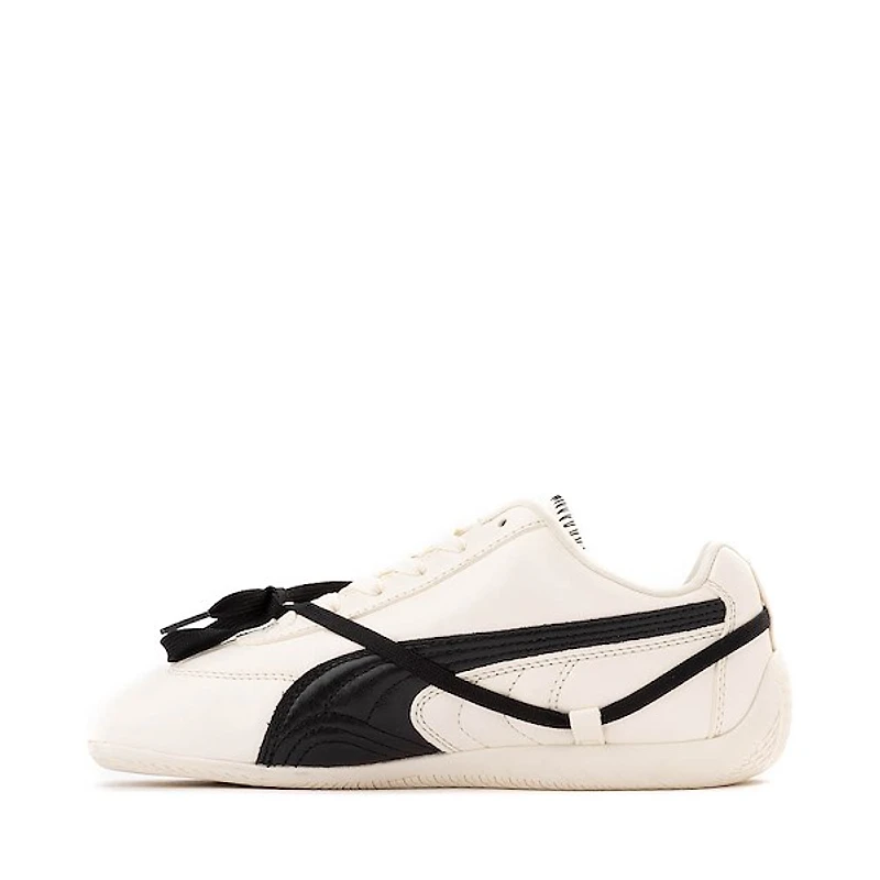 Womens PUMA x ROSÉ Speedcat Leather Athletic Shoe - Warm White / Black