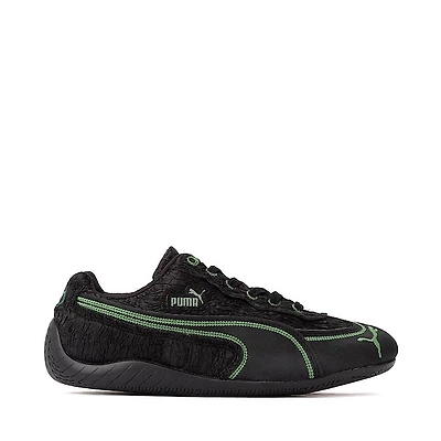 Womens PUMA x Wicked Speedcat Elphie Sneaker - Black / Deep Forest Dark Myrtle