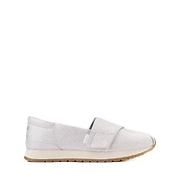 TOMS Resident Plus Sneaker - Little Kid / Big Silver Metallic