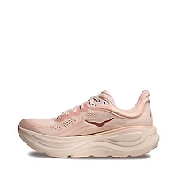 Womens HOKA Bondi 9 Running Shoe - Rose Latte / Cream